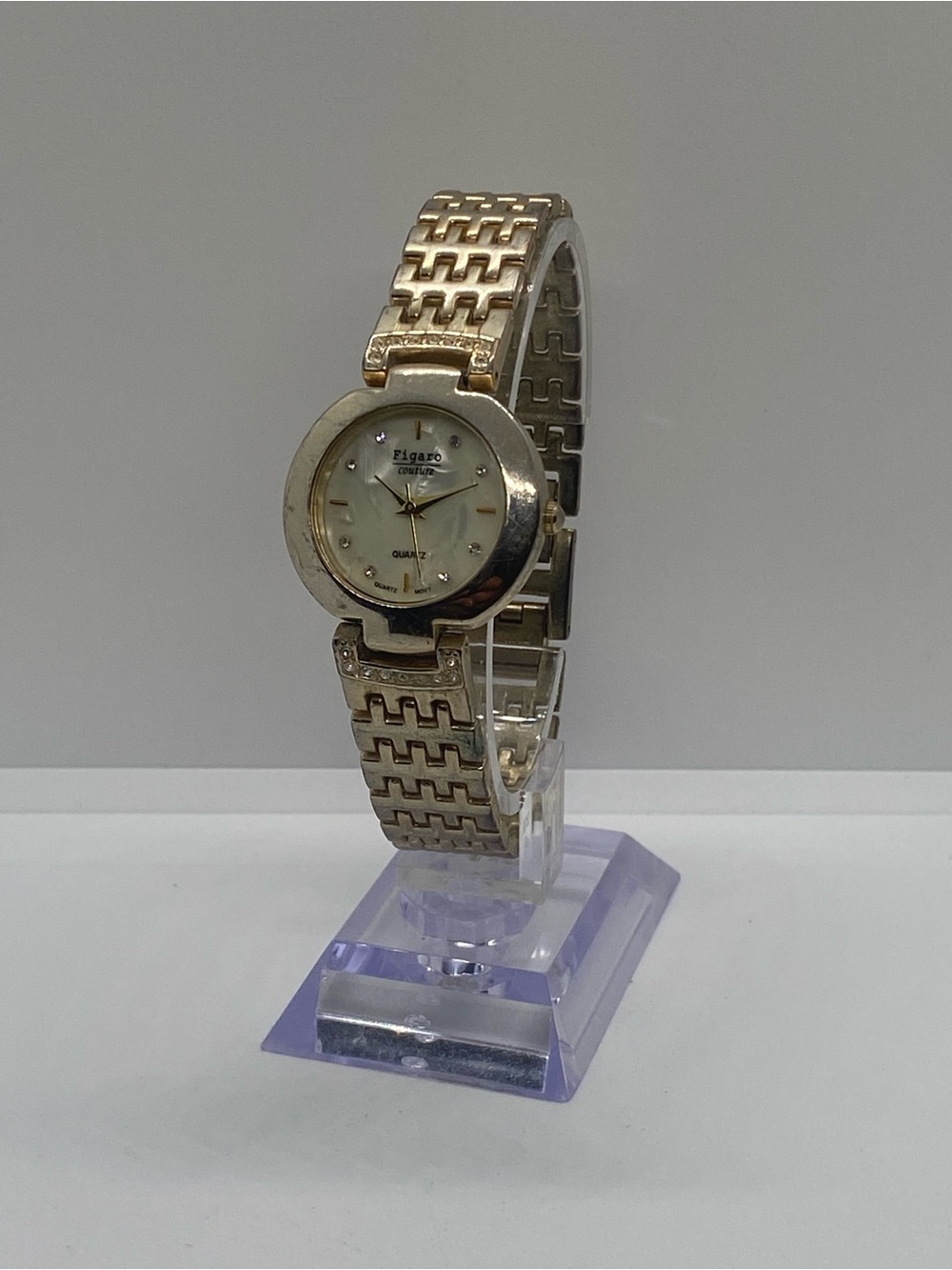 Gold-Tone Women's Bracelet Watch - Pearl Dial